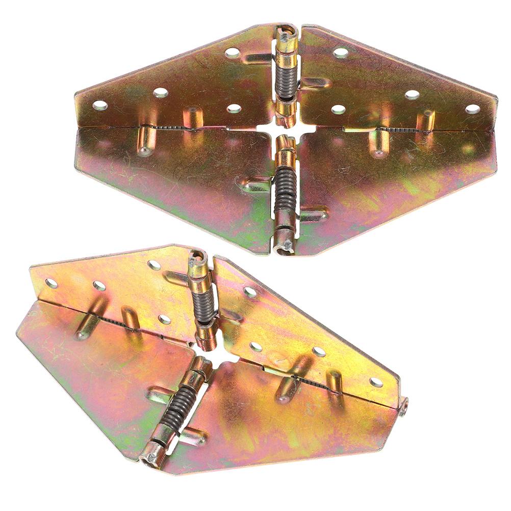 JUMPLAWN 2pcs Butterfly Hinges for Folding Side Table Drop Leaf Desk Cabinet Outdoor Kitchen Furniture Support