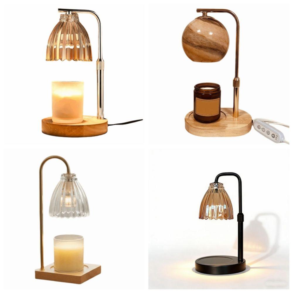 Timer Aromatherapy Lamp Adjustable Height Wax Melting Lamp Creative Scented Candle Melter Learning
