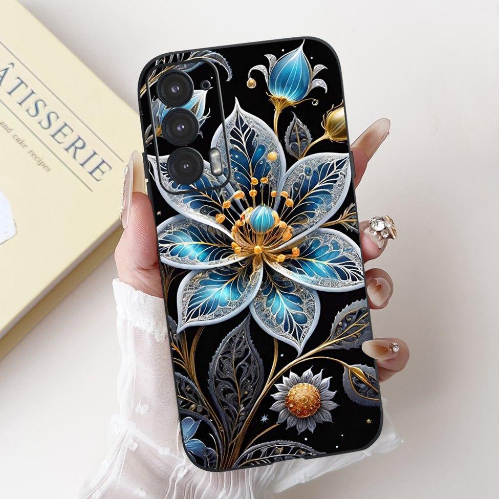 For Edge 20 20Pro 20Lite Phone Cover For Motorola Edge 20 Pro Case Silicone Luxury Fashion Love Cute Cat Girl Funny Cool Painted