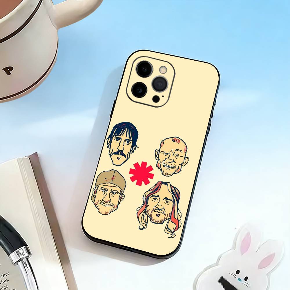 R-Red Hot Chili Peppers Phone Case Silicone Soft For IPhone 17 16 15 14 13 12 11 X XR Plus Pro Max Plus