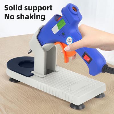 Hot Melt Glue Sprayer Base Stand with Suction Cup Portable Compact Design Universal Hot Melt Tool Holder Base for Crafting