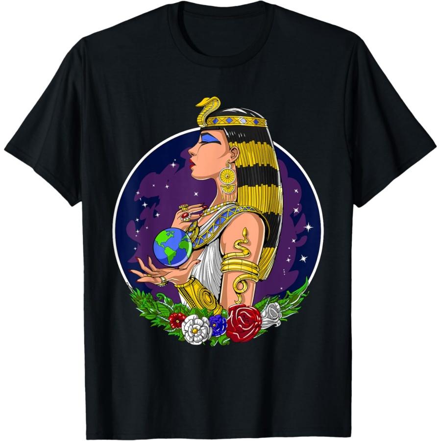 

Cleopatra Ancient Egyptian Queen Pharaoh Goddess Mythology T-Shirt XXXXXL чорний