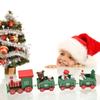Christmas Decorations Christmas Wood Small Train Children Kindergarten Festive