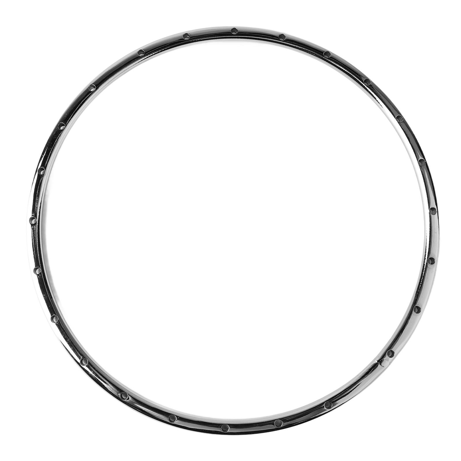 

Banjo Tension Hoop Metal Fine Appearance Lightweight Banjo Hoop with Hole 30cm