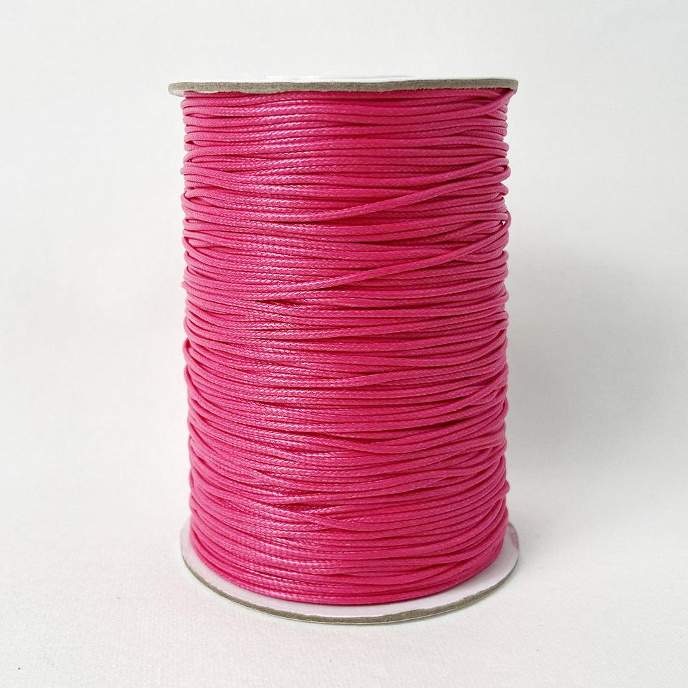 1mm Korean Waxed Rope: Jewelry & Pendant Necklace/Braided Bracelet with PU Leather