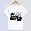 Anime Jujutsu Kaisen Cute White Summer Short Sleeve For Women Soft Plus Size Street Style Elastic Top T-Shirt