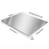 304 Heavy Duty Kitchen Cutting Board Cutting Board with Edge Large Stainless Steel Baking Board Kitchen Multifunctional Utensils