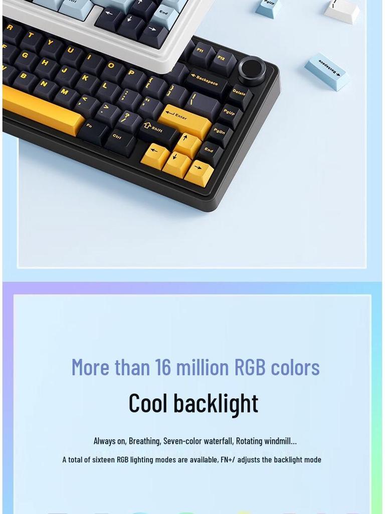 Tarantula Wireless Tri-Mode Hot-Swappable Custom Mechanical Keyboard.
