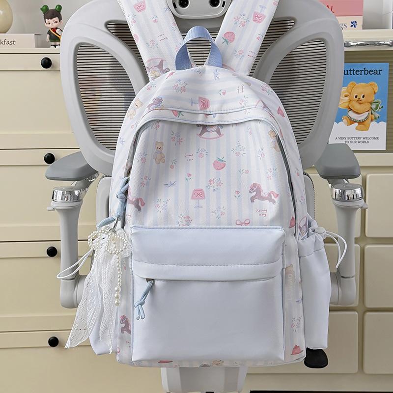 Schoolbag cute new backpack 1011 junior high school girls primary school backpack ins cute cartoon schoolbag female