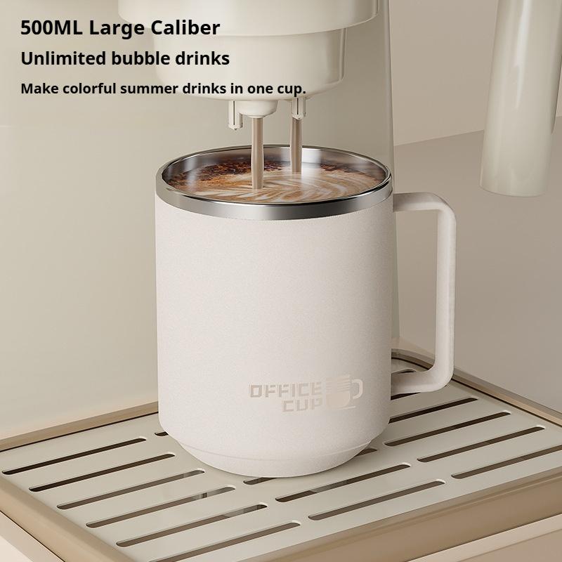 480ML  Stainless Steel Double Wall Insulated Coffee Mug With Handle Keeps Cold and Heat Thermal Mug Leak-proof Drinking Cup