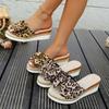 Women’s Bow Peep-Toe Braided Platform Slide Sandals Lightweight Casual Shoes