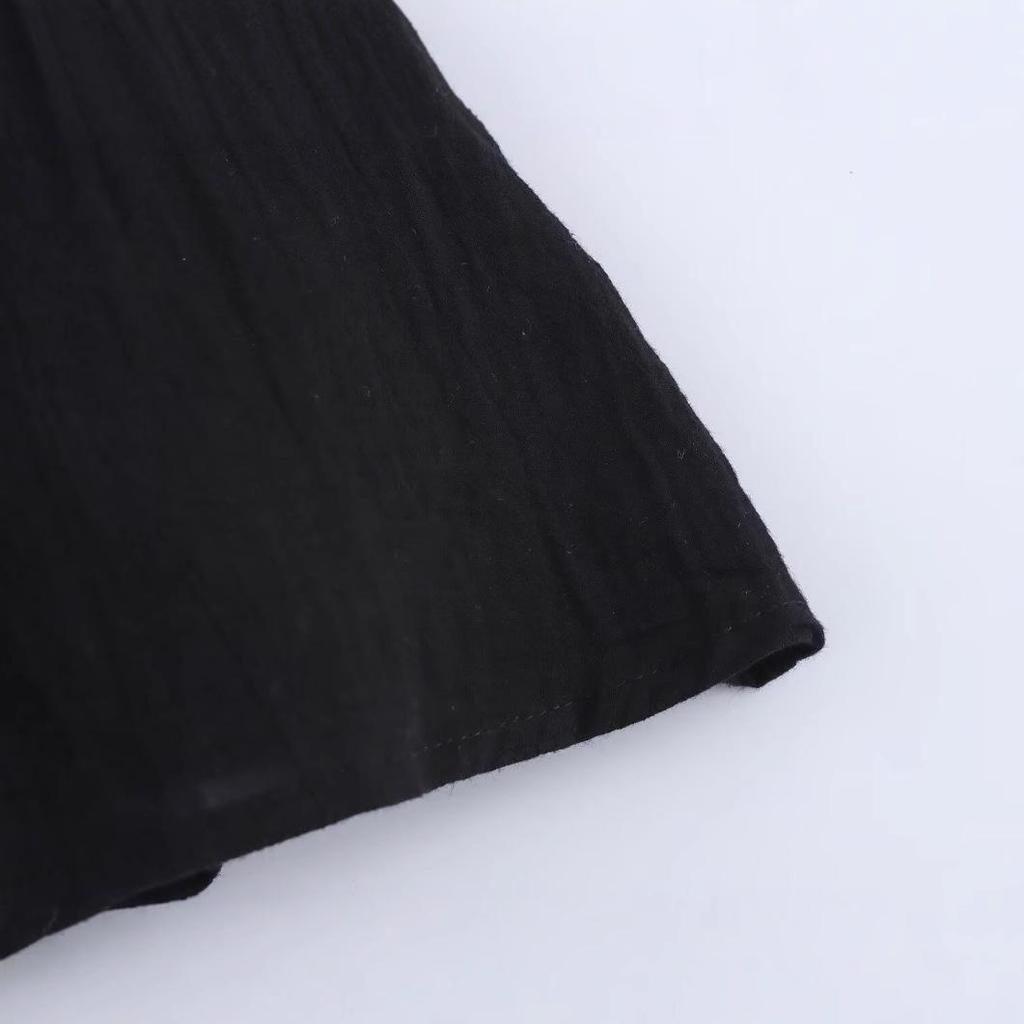 Spring 2025 Women's European & American Style Embroidered Short Dress