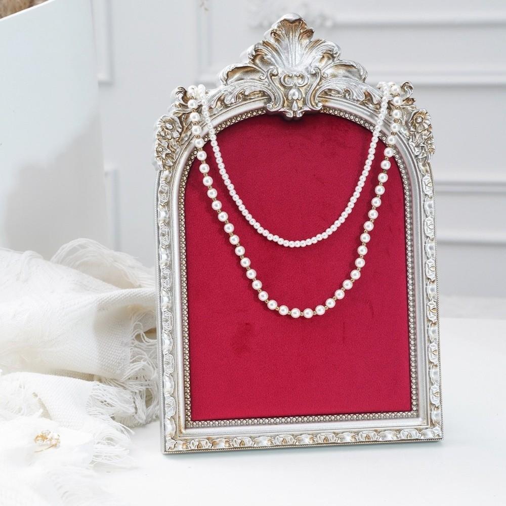 Velvet Lining Jewelry Storage Rack Earring Organizer Stand  Photography Prop