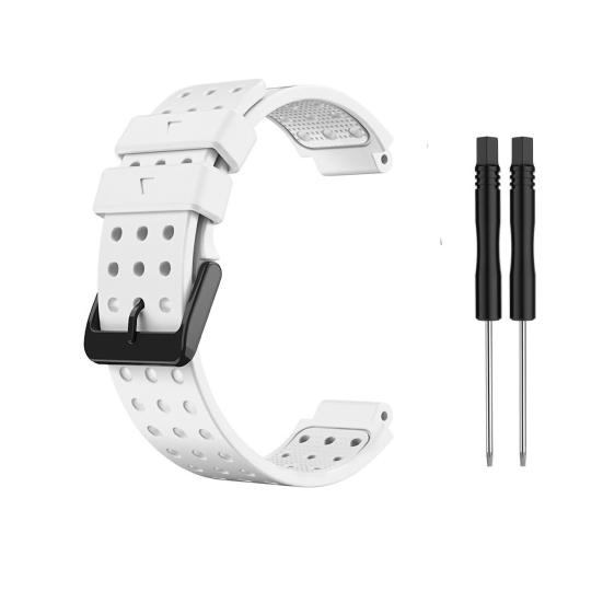 Watch Band Soft Silicone 20mm Watchband Wrist Strap Replacement  for Garmin Approach S20/Forerunner 220 230 235 630 620 735