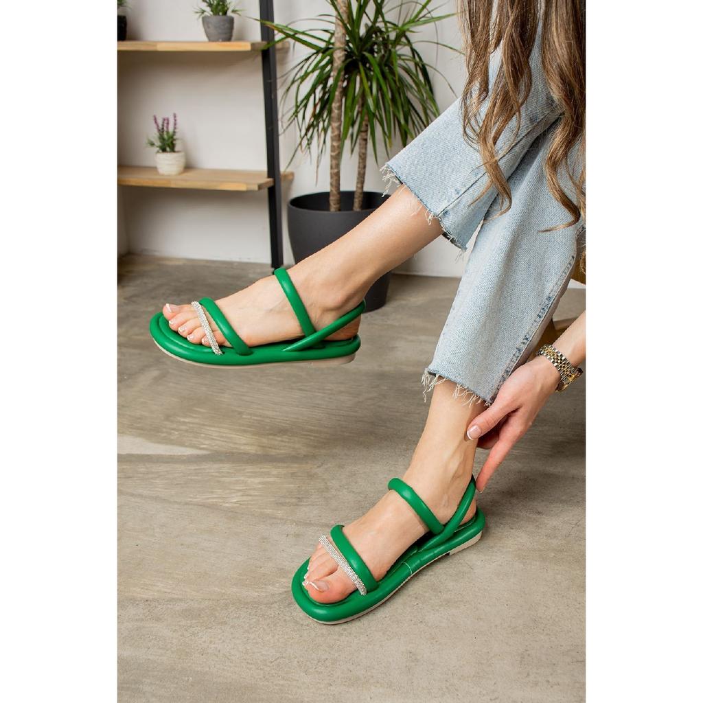 Puff Nancy Nackte Damensandalen