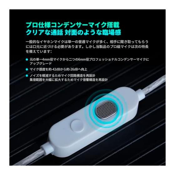 KZ Taurus Wired Earphones, Gaming Earphones, Earphones, Wired In-Ear Monitors, Dual 8mm Dynamic Driver Canal Earphones, Two 6mm Diameter Professional