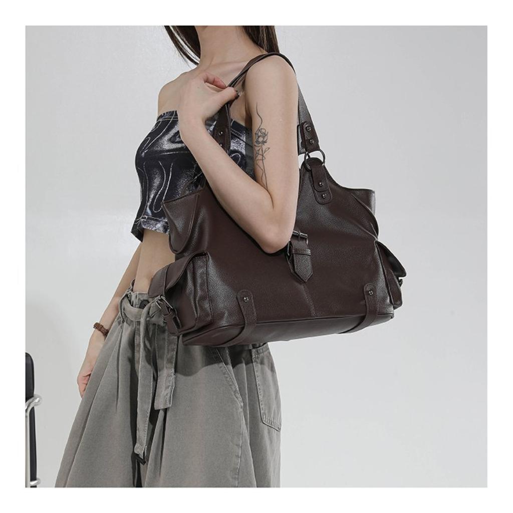 Tote Bag Women PU Large Capacity Daily Travel
