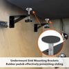 4 Pcs Undermount Sink Brackets, Undermount Sink Support, Undermount Sink Repair kit, Sink Bracket for Kitchen, Undermount Sink Brackets for Narrow