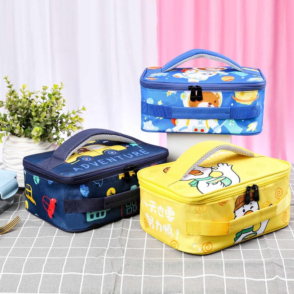 Childrens Cartoon Insulated Lunch Bag With Oxford Fabric For School And Travel