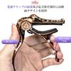 Alice Guitar Purple Bronze Crocodile Capo with Upgraded Aluminum Alloy Crocodile Capo, Color, Pads, Material, Design, A007G/PB