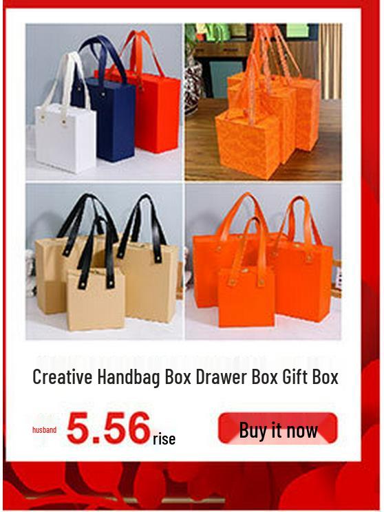 Luxury Large Flip-Top Handheld Gift Box for Cosmetics & Tea