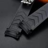 Pro TA-G HEUER AQUARACER 43MM ciferník WAY201A WAY211C WAY201B Silikonový řemínek na hodinky s ohnutým okrajem černý modrý potápěčský náramek
