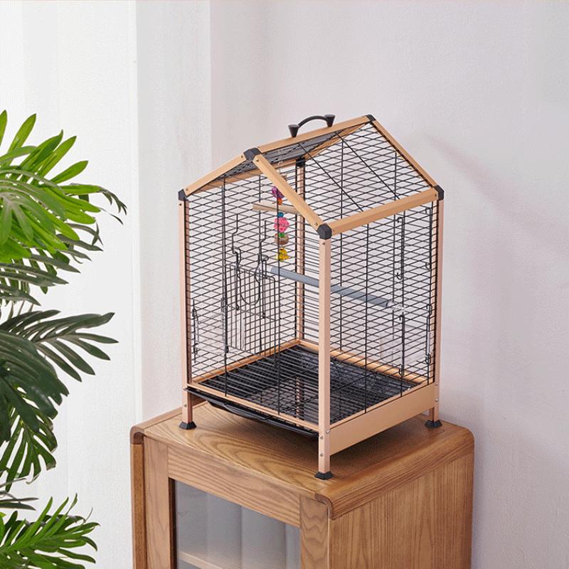 Large Bird Cage for Parrots Finches Mynahs Spacious Aviary with Complete Accessories Home Use Flight Habitat Included Bird Nest