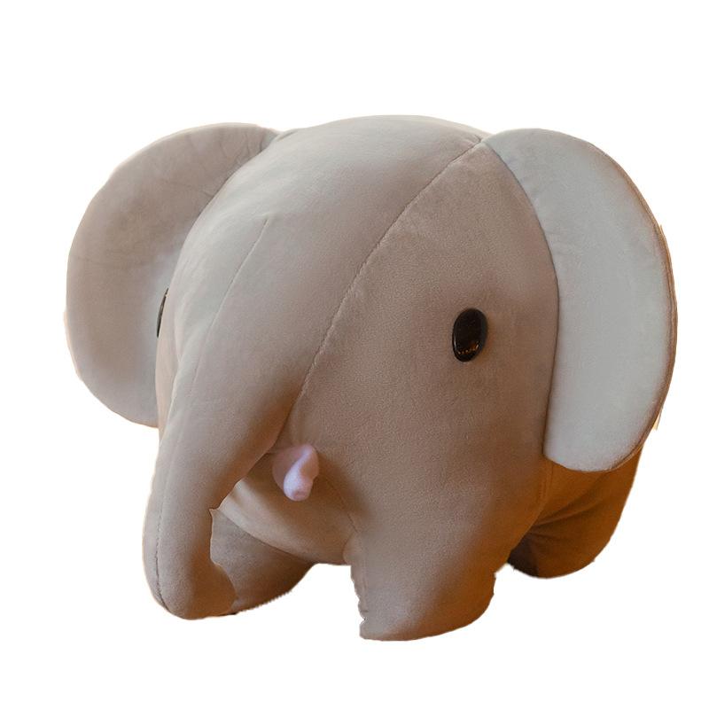 Little Elephant Plush Doll Simple Ins Style Sofa Pillow Birthday Gift Soothe Children's Doll Pillow