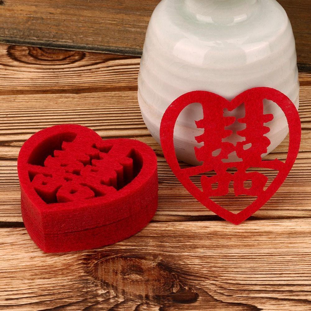 Double Happiness Mini Happiness Love Stickers Chinese Style Wedding Happiness Confetti  New year