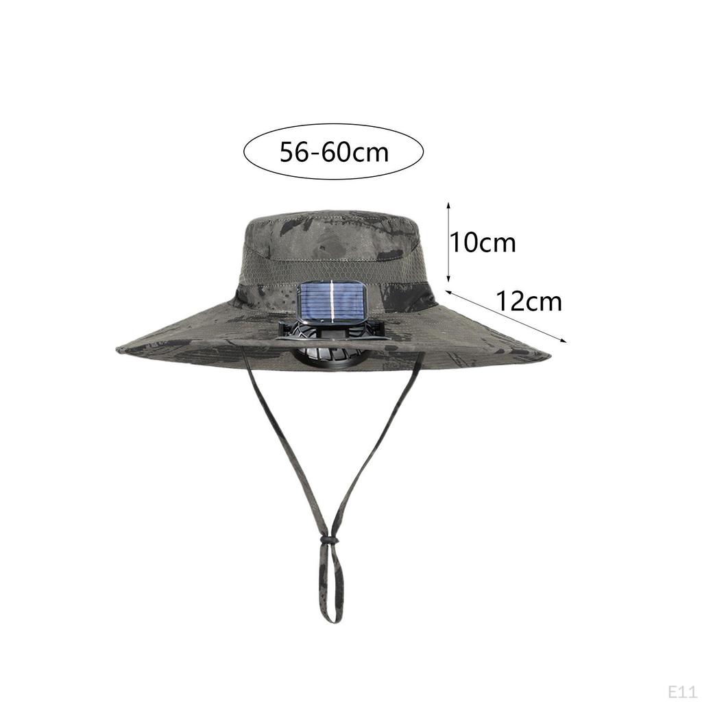 Cooling Fan Hats 3 Speeds Sun Hat for Sports Garden Travel Beach Climbing