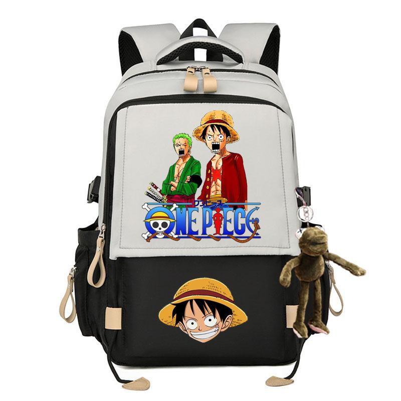 ONE PIECE Backpack Teen Student Large Capacity Fashion Backpack
