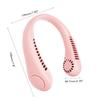 Portable Neck Fan Hands Free Rechargeable Bladeless Neck Fan Wearable Powerful Quiet  Fan for Outdoor Sports Office