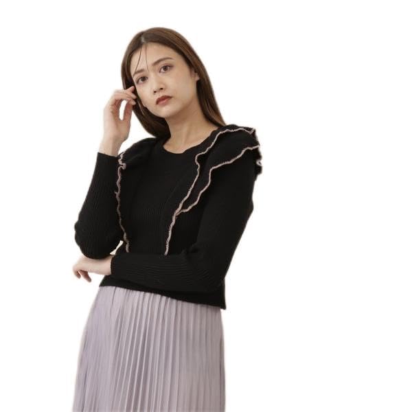 [Jill by Jill Stuart] Bulky Frill Compact Knit