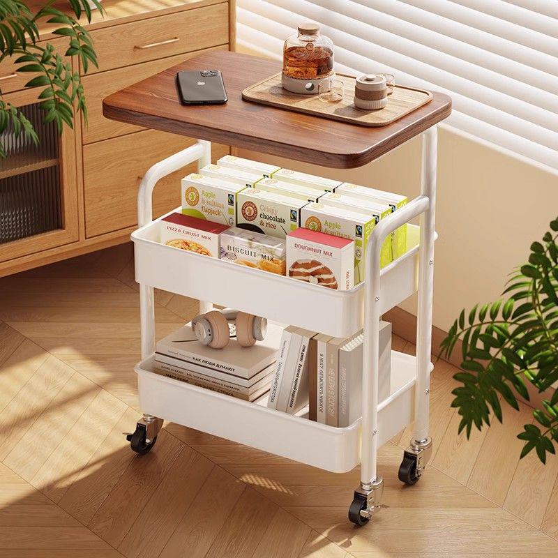 Compact Mobile Storage Rack and Coffee