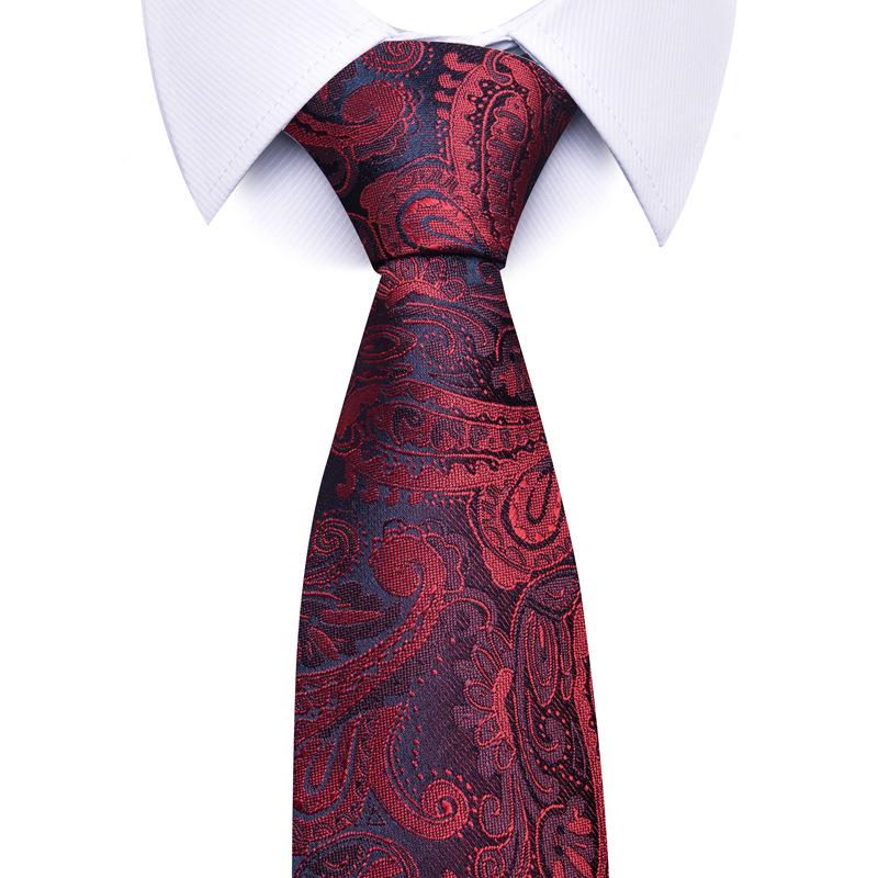 2026 High-End Solid Color Men's Hand-Tied Jacquard Business Tie - New Style & Hot Selling