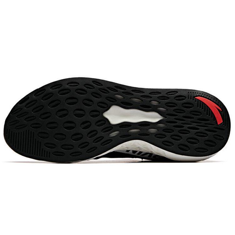 Anta Flash Energy Wormhole Technology Low-Top Running Shoes Men Sneakers Black White 91935519-1