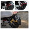Motorcycle And Bike Adjustable Imitation carbon fiber aluminium alloy Rear Wheel Fender Mudguard Universal Extender Accessories