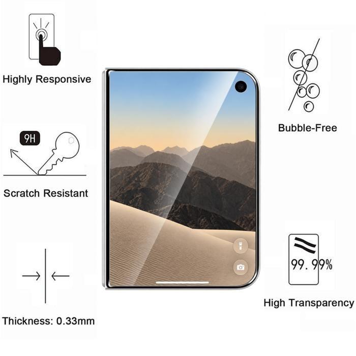 Verre Trempé pour iPhone DUO [Pack 2] Film Vitre Protection Ecran Phonillico®