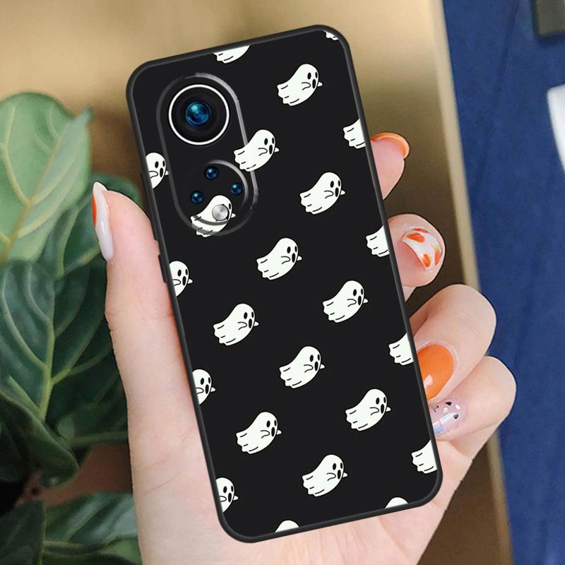 Süße Halloween-Geisterhülle für Honor 200 Pro 50 70 90 X9a X8a X8 X9 X8b X9c X9b Honor Magic 5 6 Lite 7 Pro Abdeckung