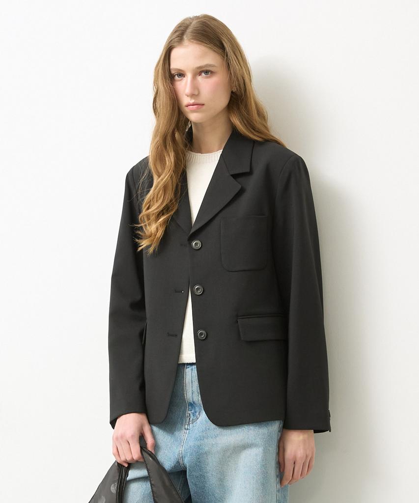 New Looky Basic Fit Jacket_Black