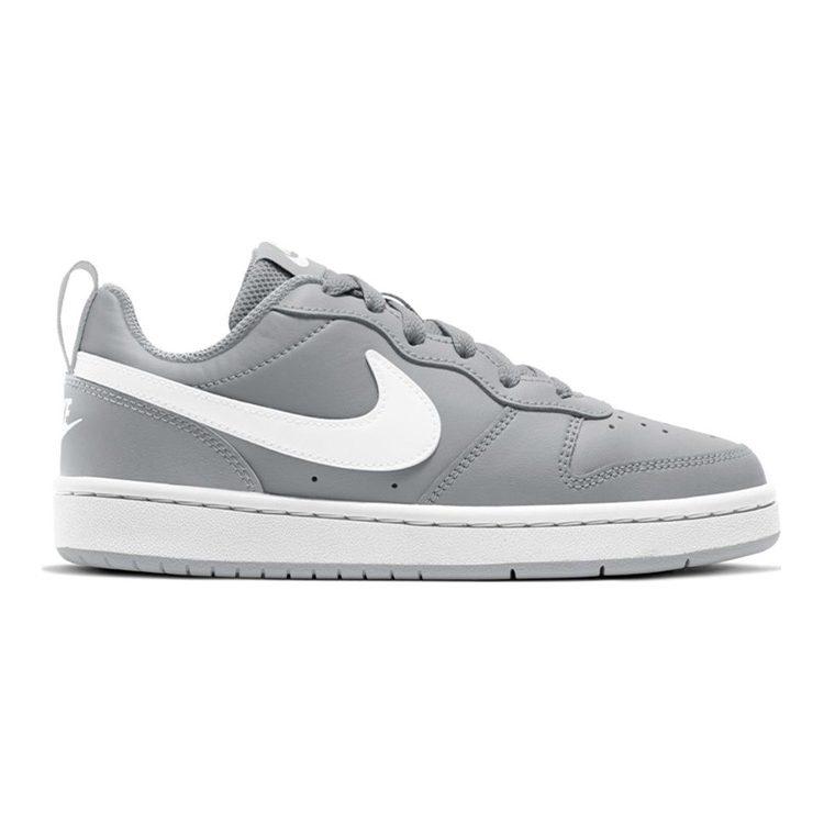 Nike Court Borough Low 2 'Gray White' GS BQ5448-008