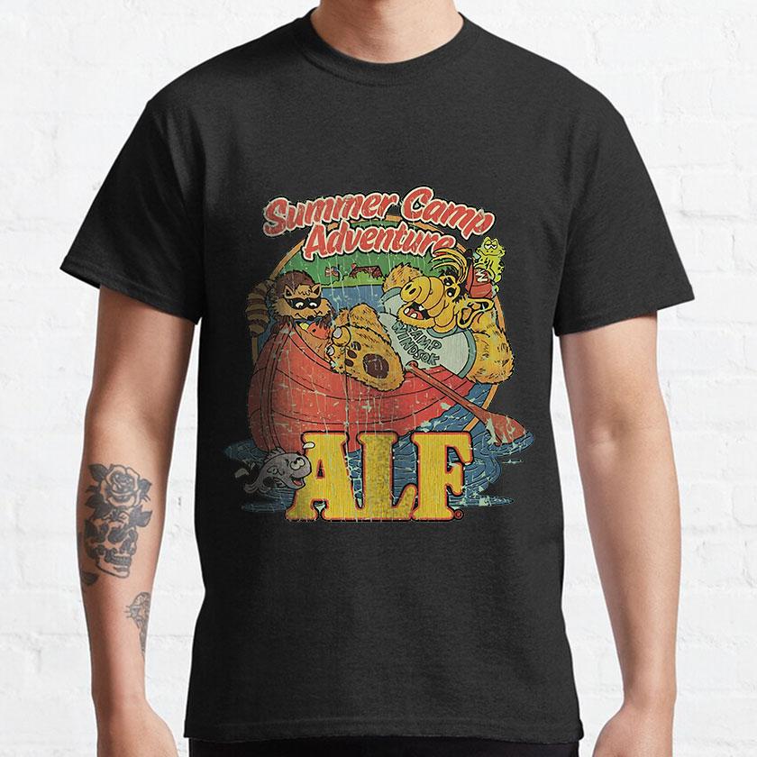 Alfie Y2K Clothing 80s Cartoon Graphic T Shirts 90s Retro Style Alien ALF Character TV Show Unisex T Shirt Adult All Size S-6XL