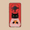 Cute Coffee Cat Matte TPU Mobile Phone Case for Huawei Mate 60 50 40 30 20 10 Pro Plus Lite E 5G Colorful Printing Cover