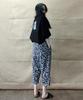 Deumakeu Original Paisley Straight Baggy Fit Pants Black