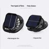 Clip Fan Solar USB Rechargeable Battery Fan Large Wind Cooling Handheld Hole Digging Electric Fan Multipurpose