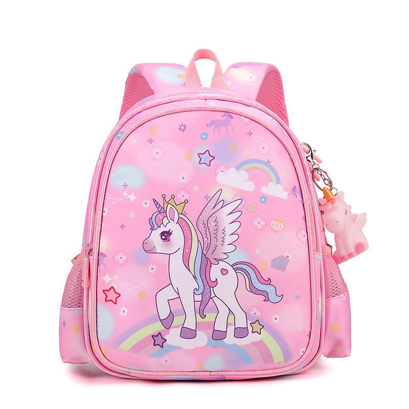 Cute Cartoon Nylon Backpack For Kids Lightweight And Breathable For School