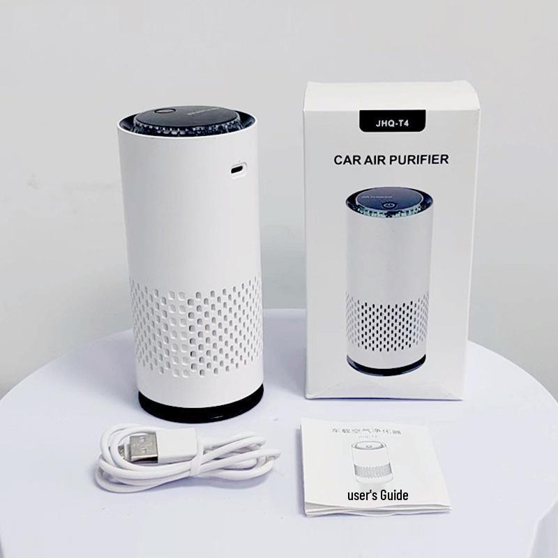 Cup-Shaped Negative Ion Air Purifier for Cars and Desktops - Ideal for Formaldehyde Removal, Safe for Mothers and Babies