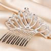 Crown Hair Comb Light Luxury and High End Crown Exquisite Banquet Headband Dancing Girl Hair Accessories