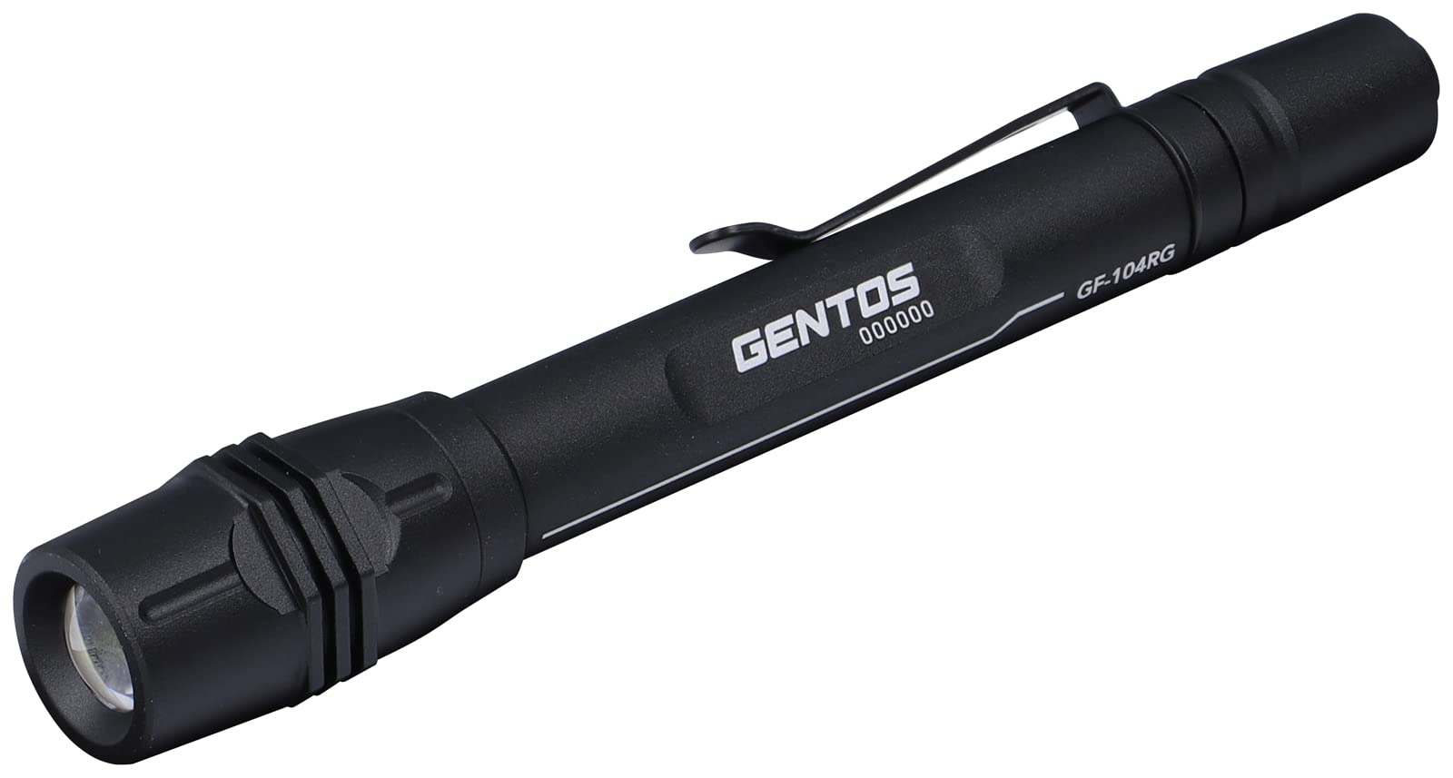 

GENTOS GF-104RG G Series Rechargeable LED Flashlight (with dedicated rechargeable battery or AAA batteries), 130 Lumens