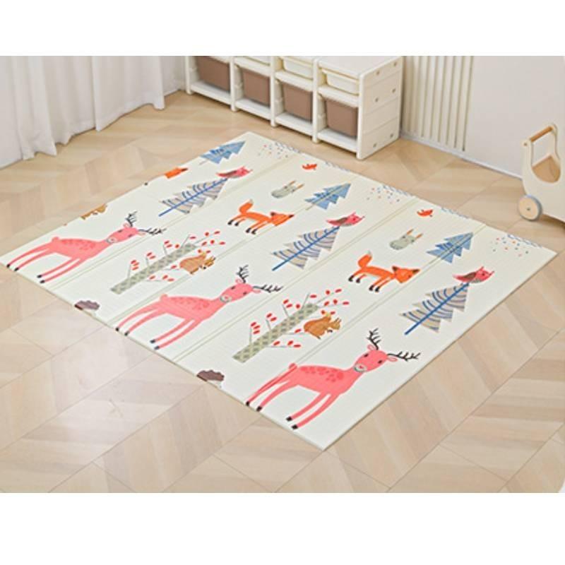Extra Thick Baby Crawling Mat Xpe Foldable Foam Carpet With Cartoon Patterns